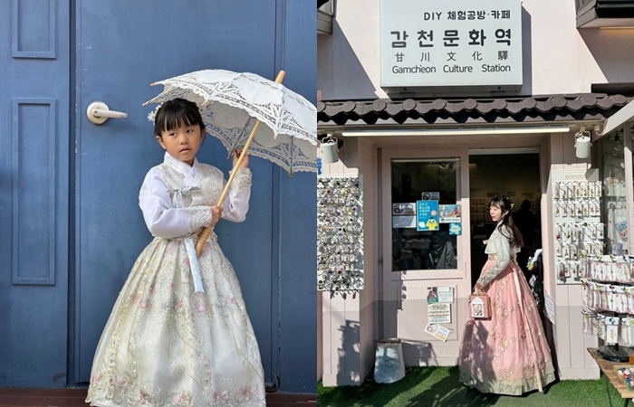 韓國の輕旅行。泡菜景點都在這_『旅遊景點。釜山甘川洞』감천낭만한복 甘川浪漫韓服體驗｜甘川洞文化村遇見星星王子｜漫步在釜山大巷小街｜交通方式解析郭小寶‧這就是青春 - 郭小寶‧這就是青春