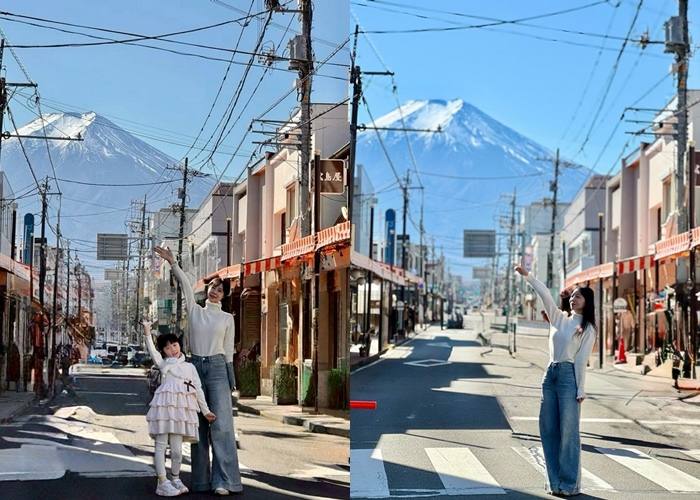 。山梨縣やまなしけんGO_『景點。山梨河口湖』富士吉田本丁商店街｜懷舊復古昭和商店街｜網路爆紅網美打卡景點「本町2丁目交叉口」｜不要錯過街內超多吉田烏龍麵老店！！郭小寶‧這就是青春 - 郭小寶‧這就是青春